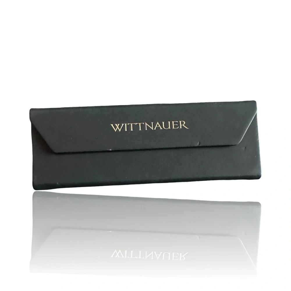 black Wittnauer eyeglasses case